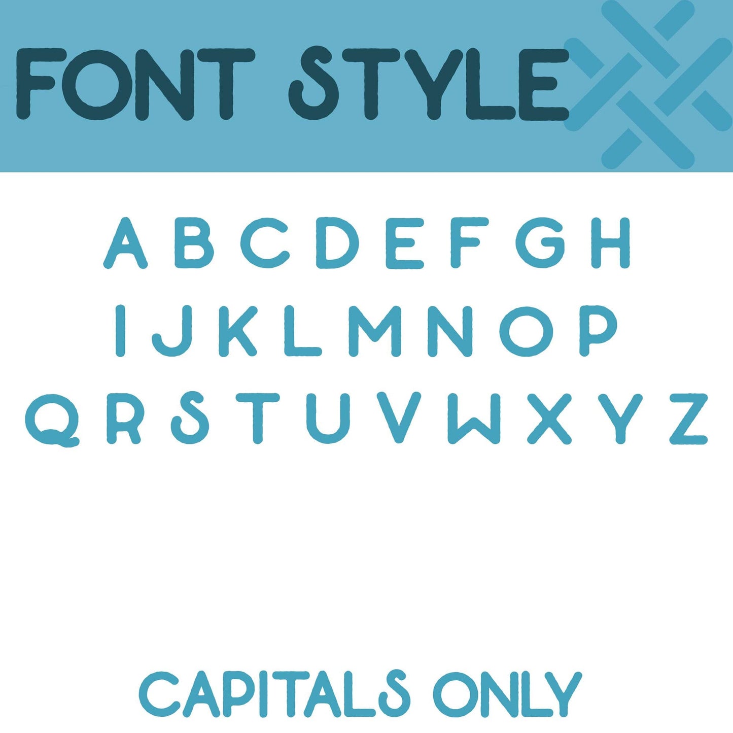 Font syle infographic