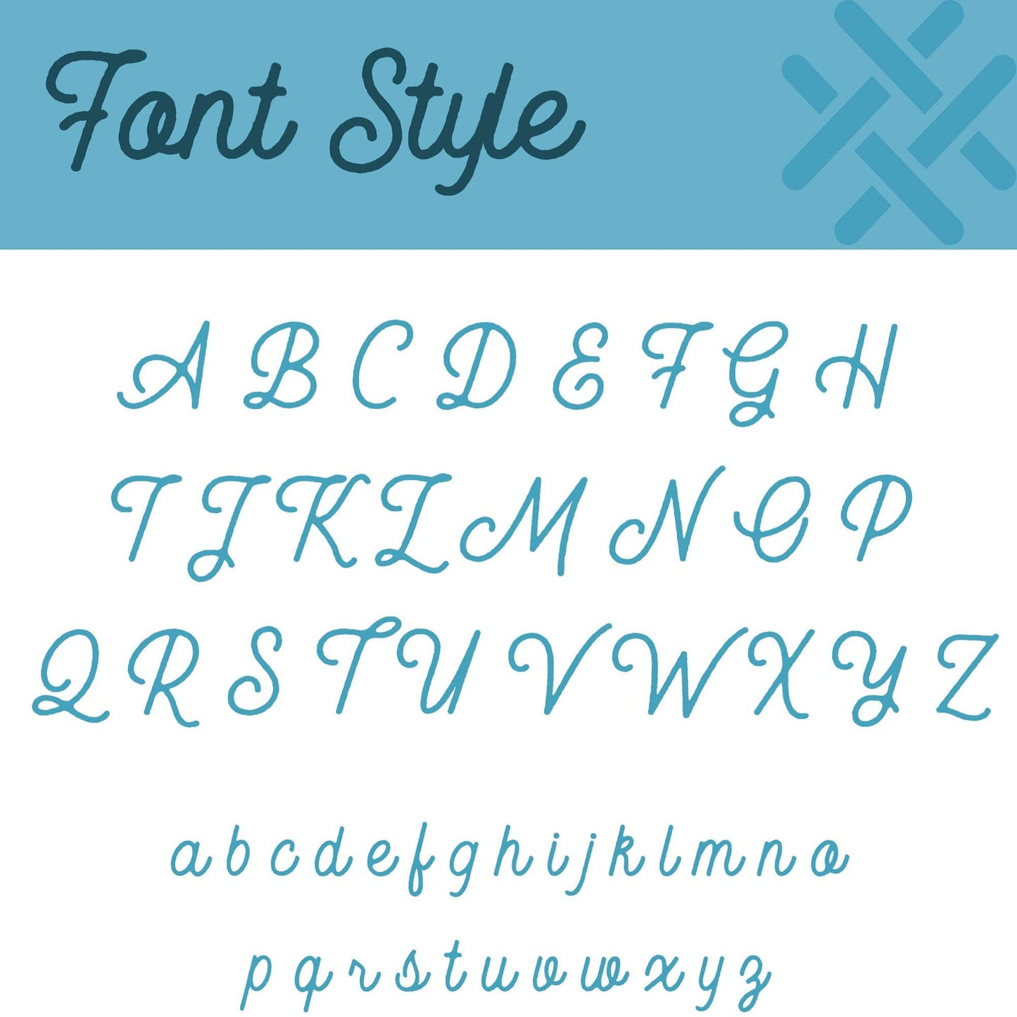 Font syle infographic