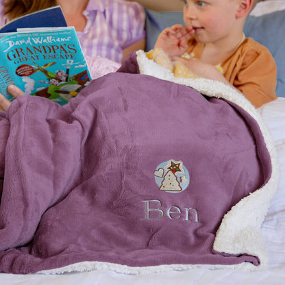 Personalised Christmas Cookies Christmas Snuggle Blanket