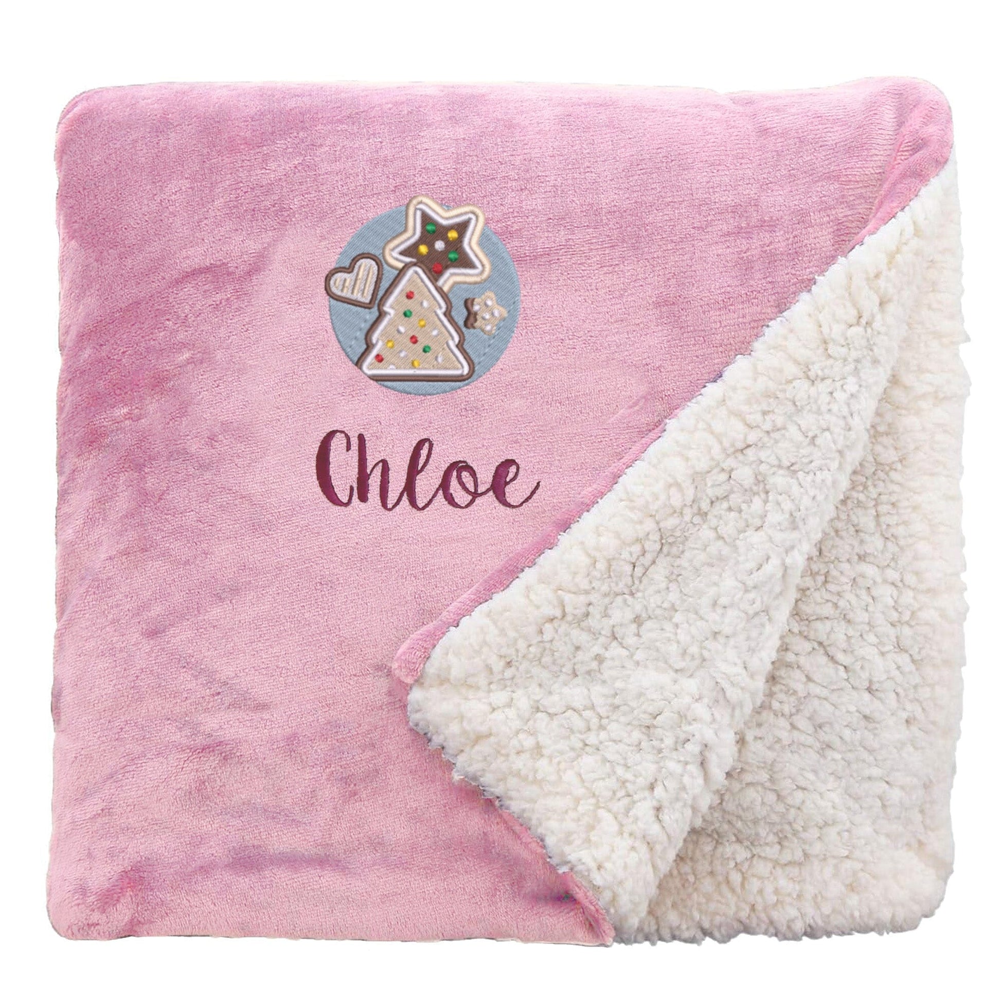 Personalised Christmas Cookies Christmas Snuggle Blanket