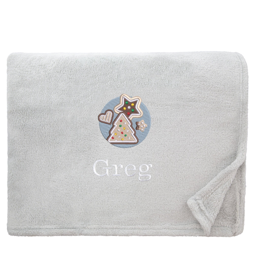 Personalised Christmas Cookies Christmas Snuggle Blanket