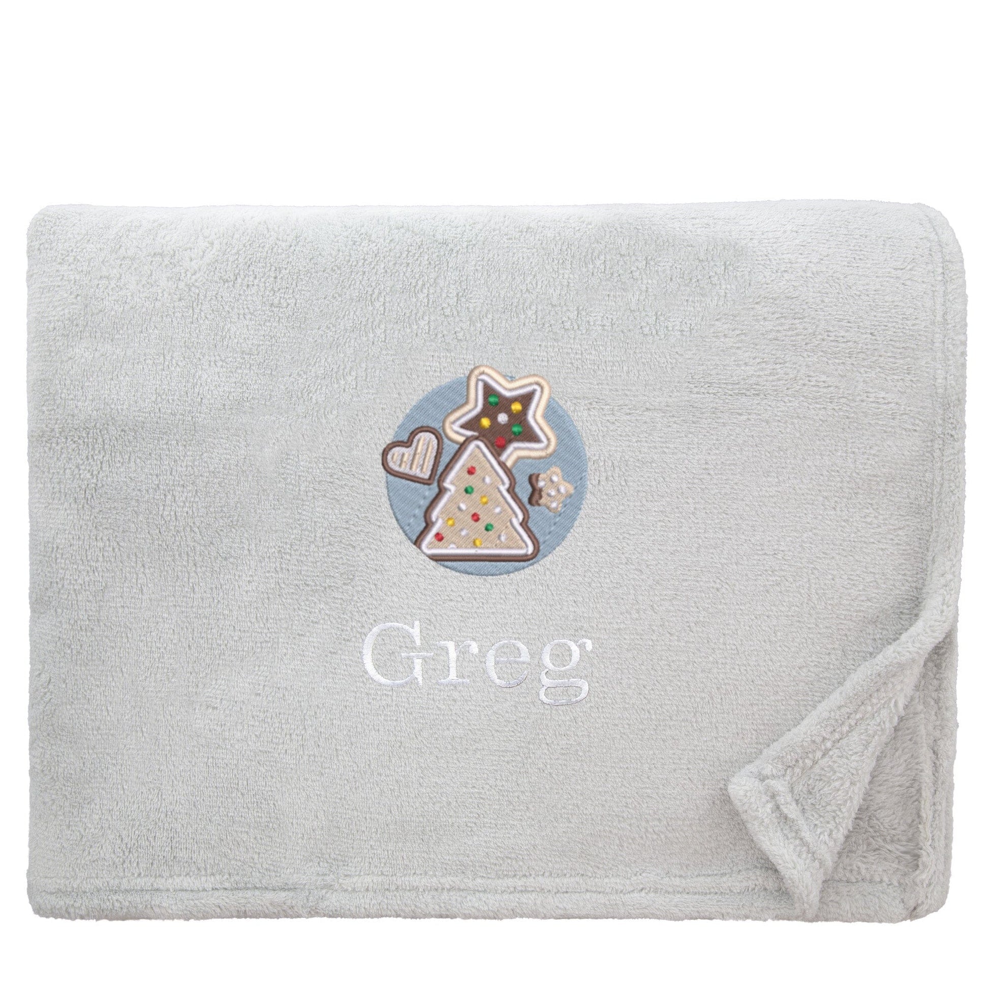 Personalised Christmas Cookies Christmas Snuggle Blanket