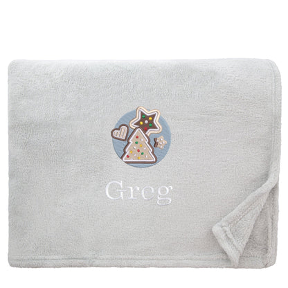 Personalised Christmas Cookies Christmas Snuggle Blanket