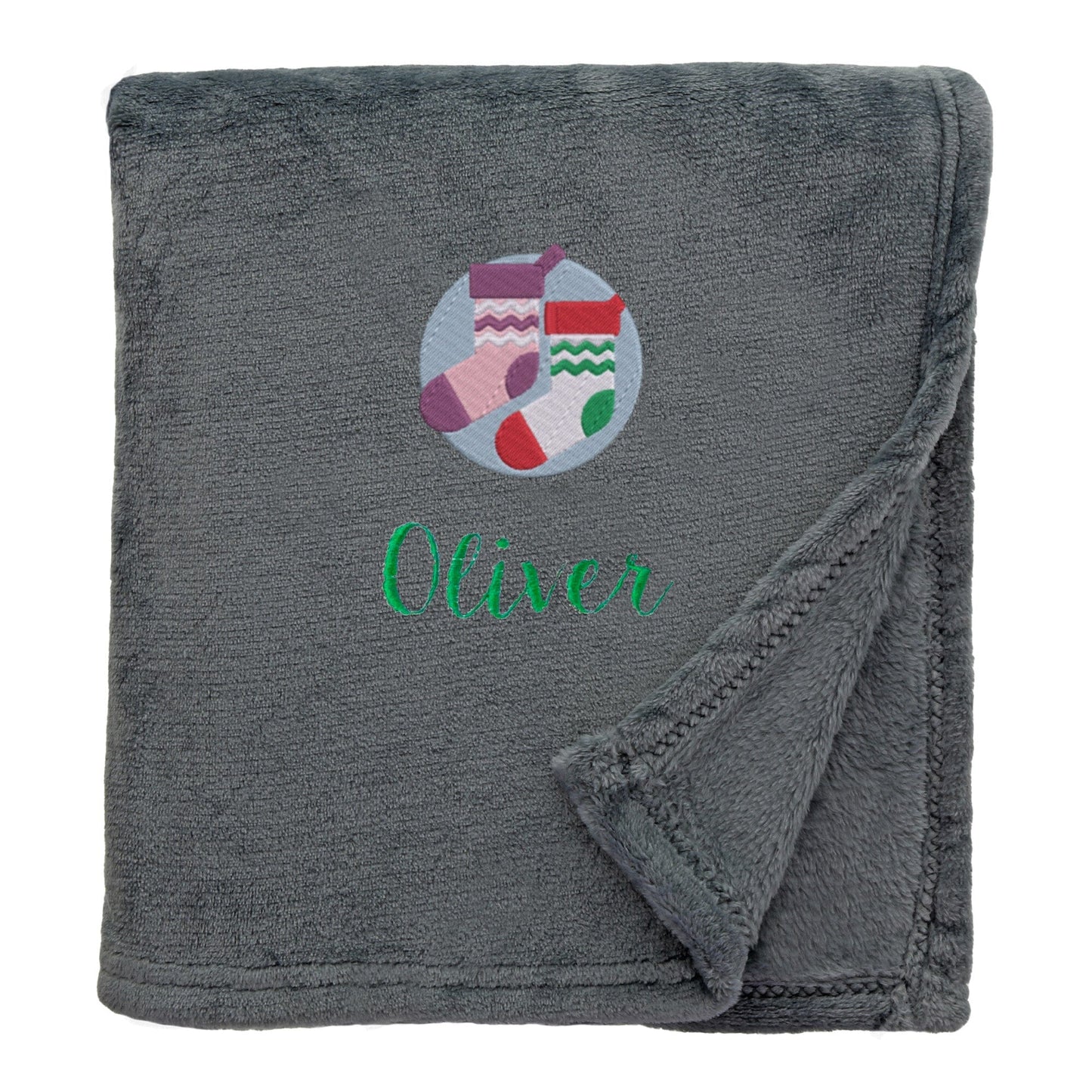 personalised christmas stockings christmas snuggle blanket