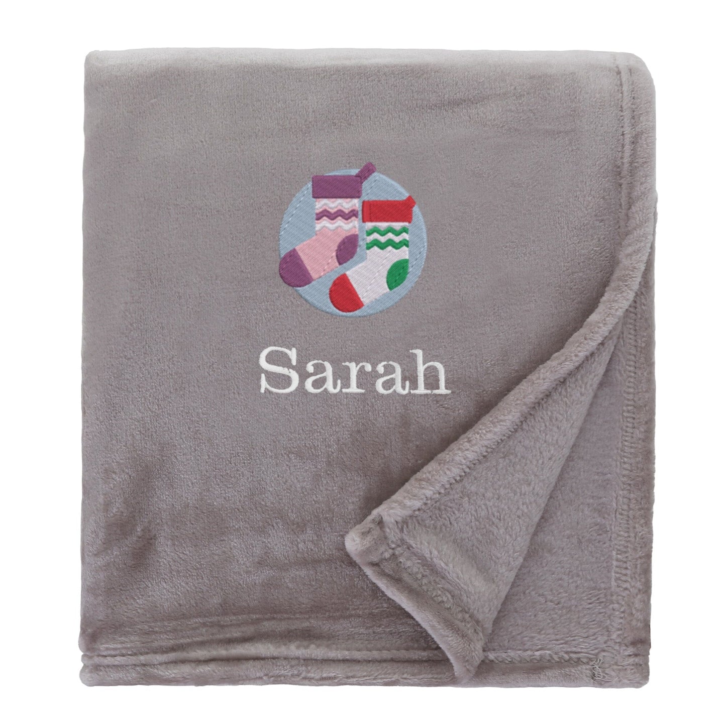 personalised christmas stockings christmas snuggle blanket