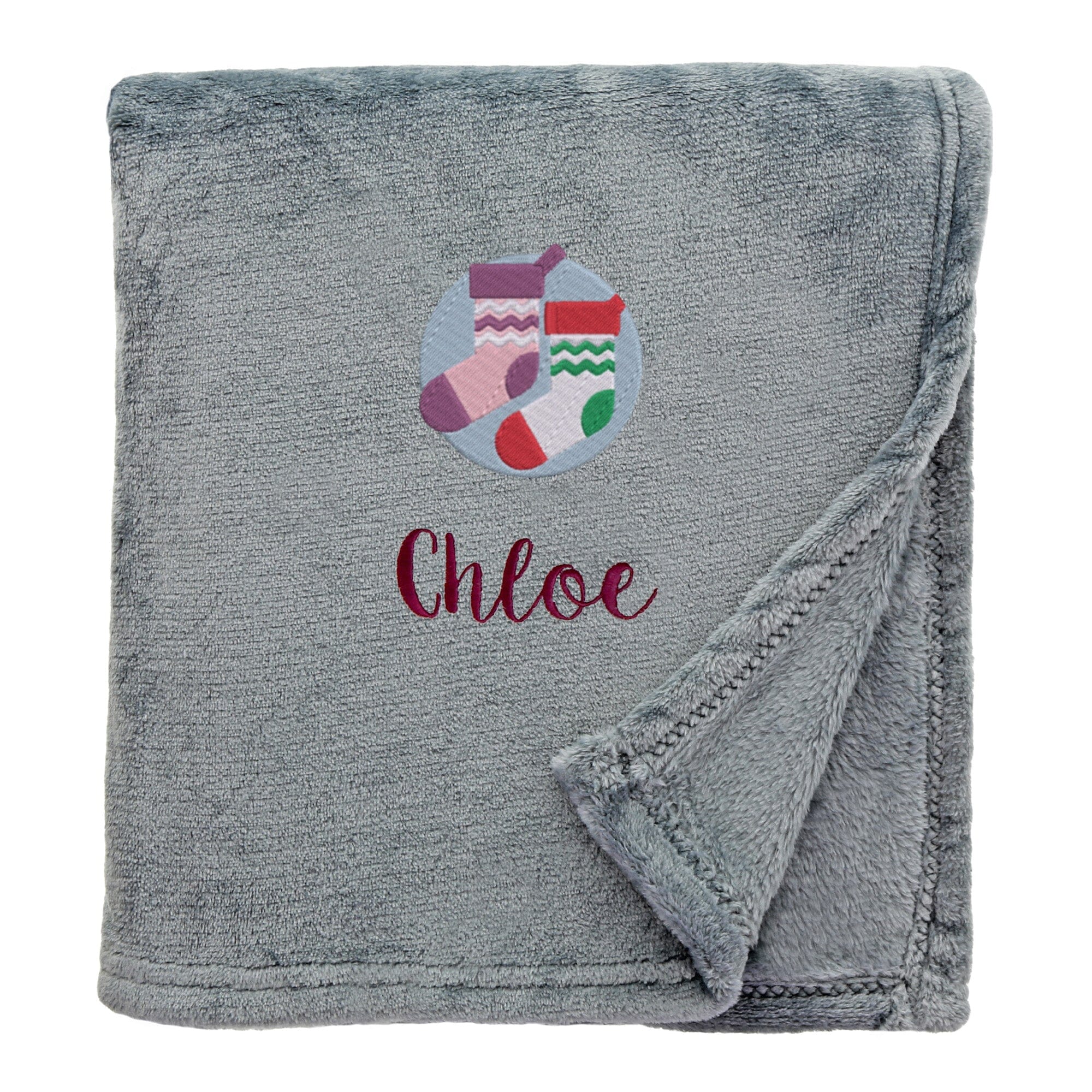 personalised christmas stockings christmas snuggle blanket