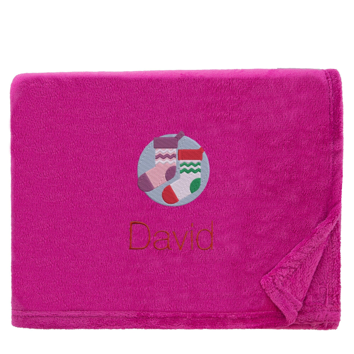 Personalised Christmas Stockings Christmas Snuggle Blanket