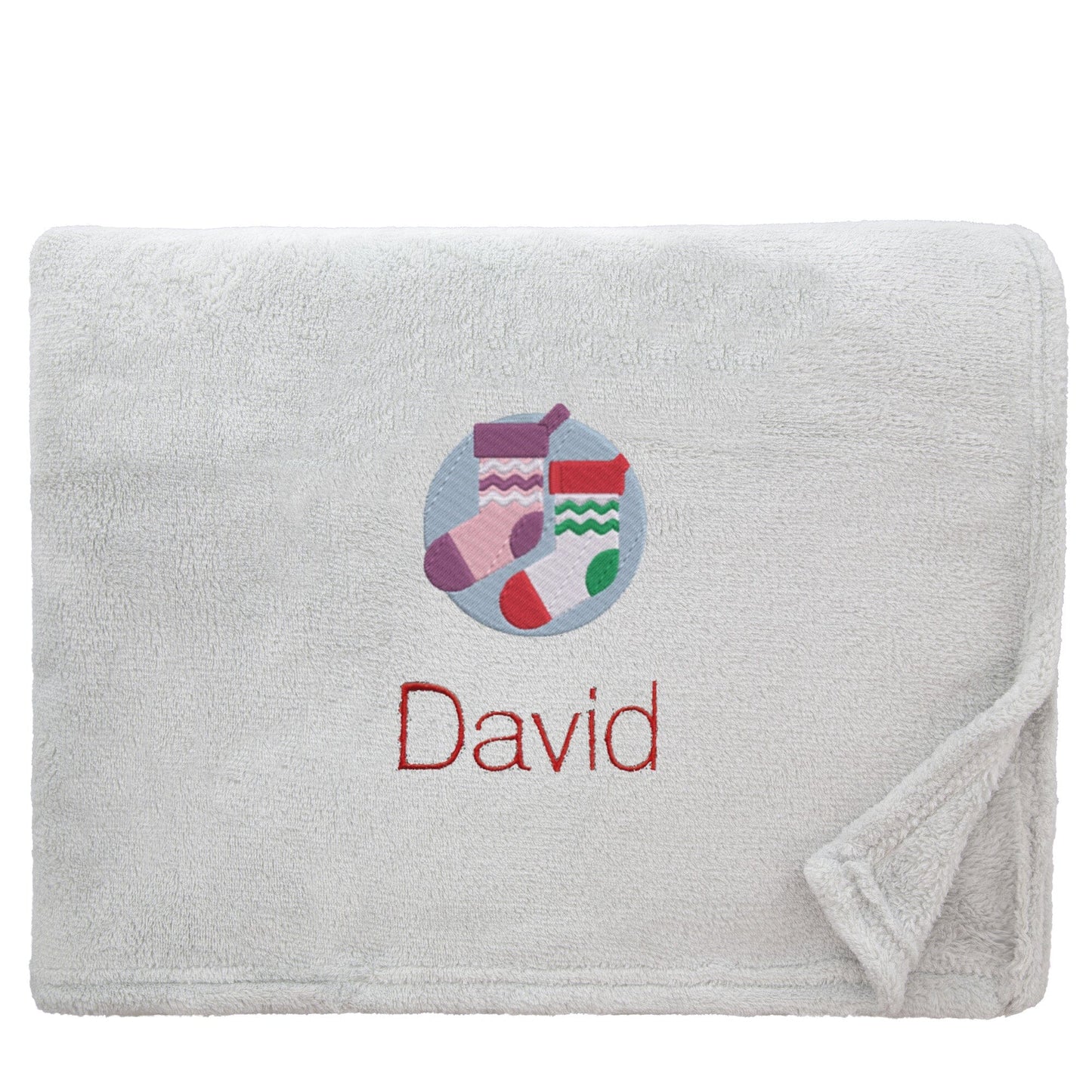 personalised christmas stockings christmas snuggle blanket