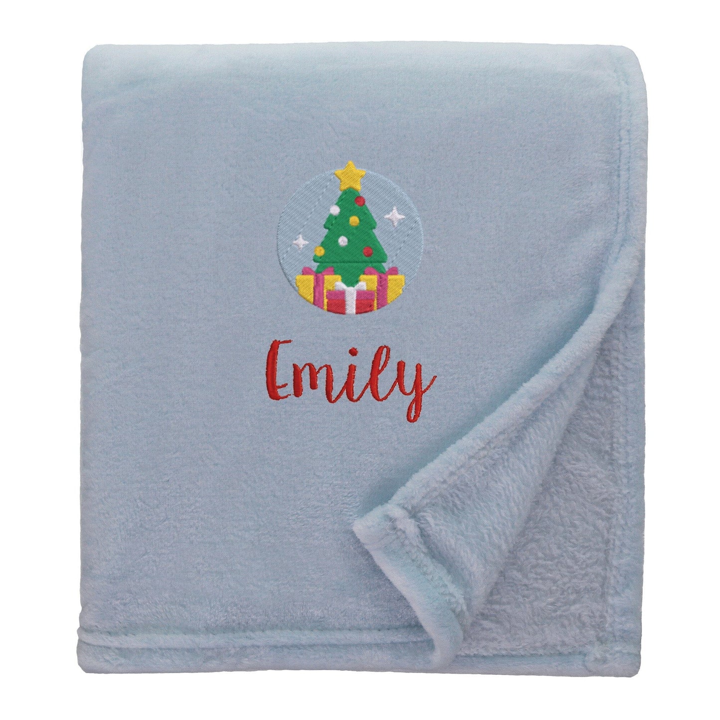 Personalised Christmas Tree Christmas Snuggle Blanket