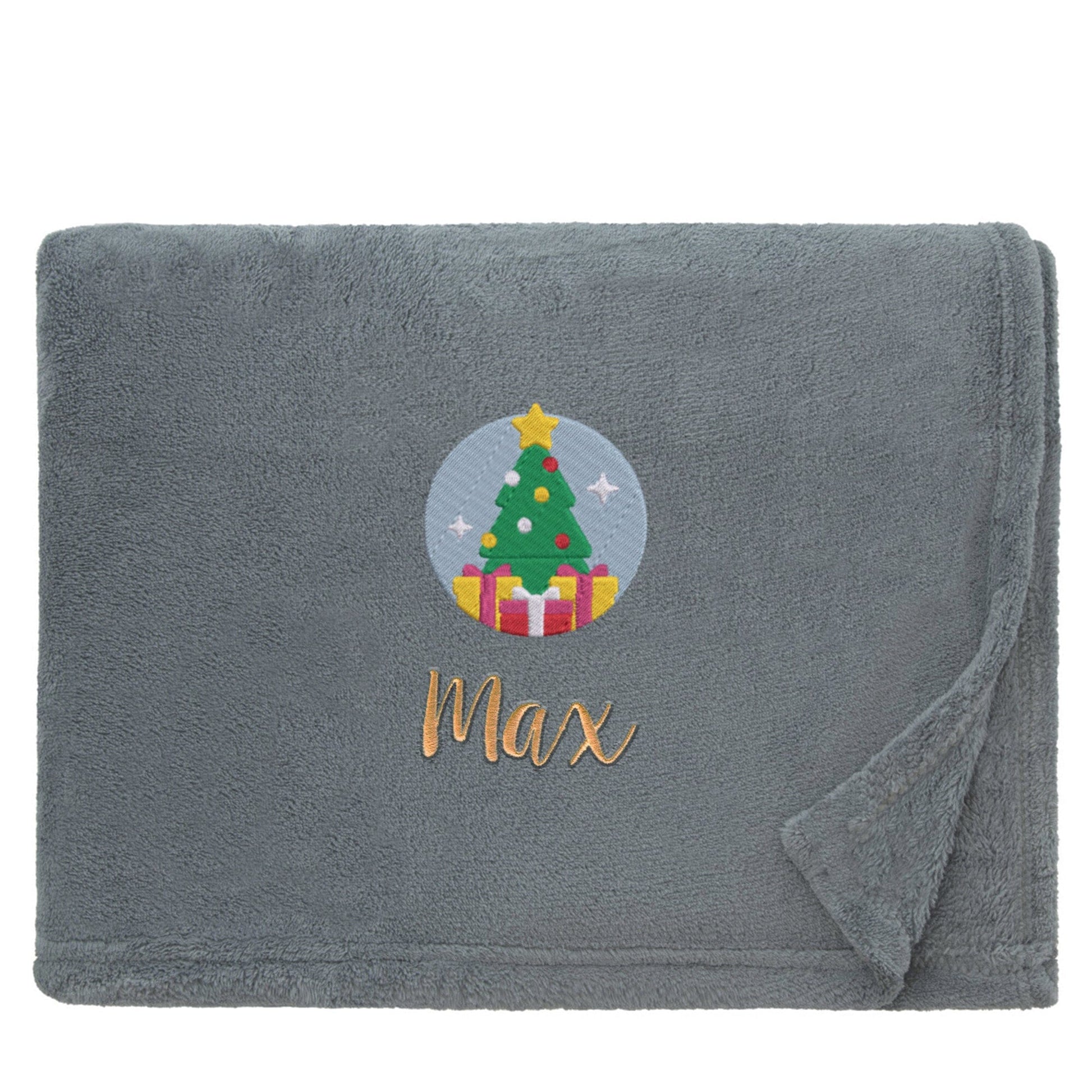 Personalised Christmas Tree Christmas Snuggle Blanket