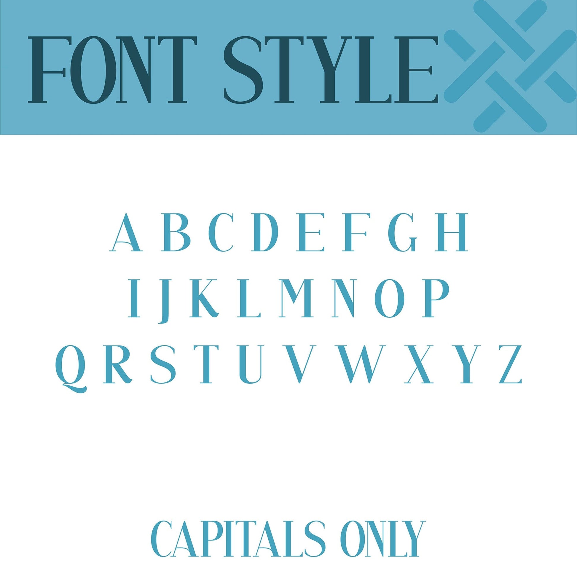 Font syle infographic