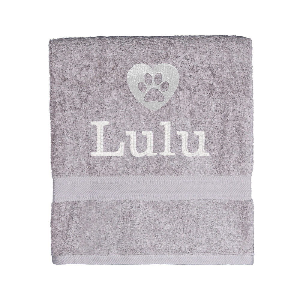 Personalised Dog Drying Towel