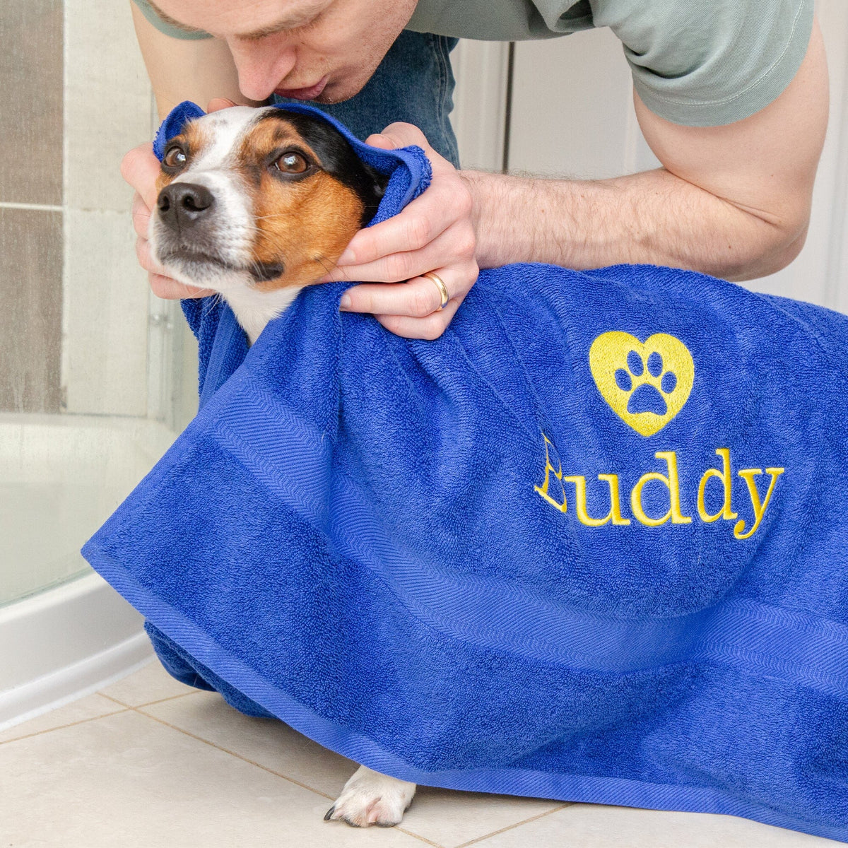 Personalised Dog Drying Towel
