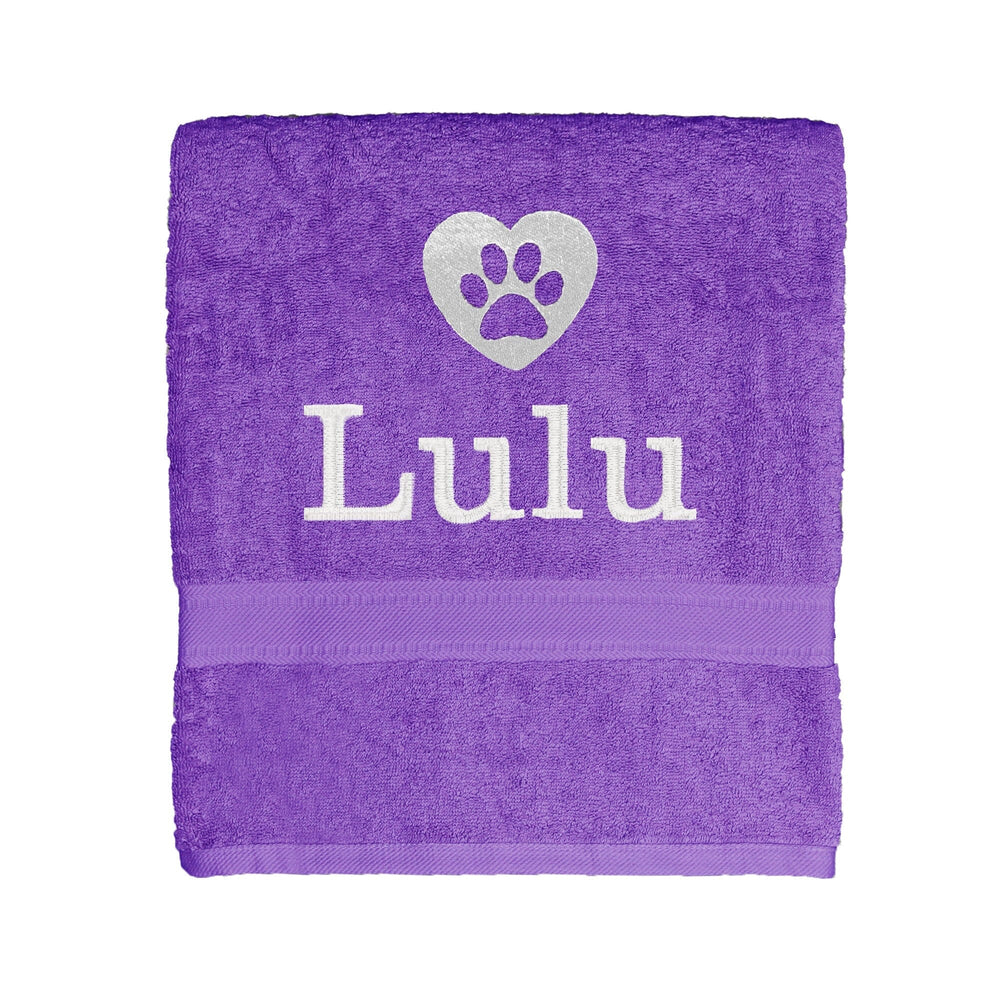 Personalised Dog Drying Towel