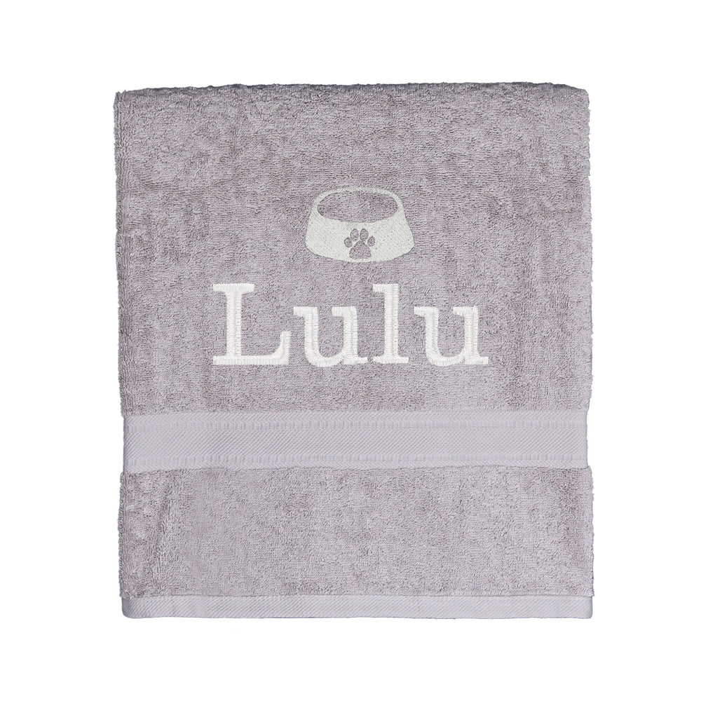 Personalised Dog Drying Towel