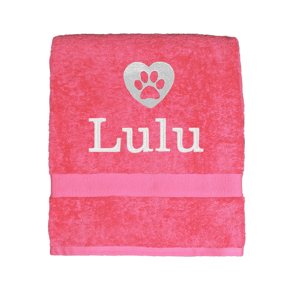 Personalised Dog Drying Towel