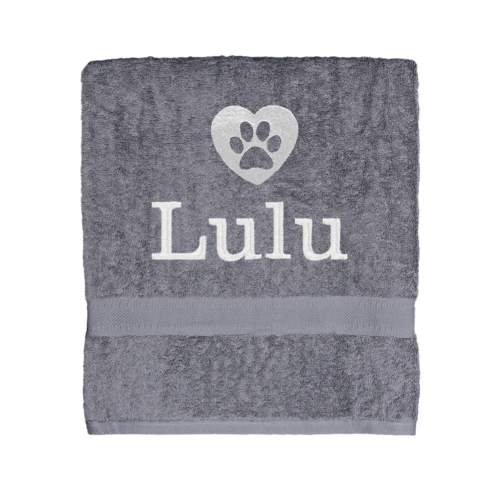 Personalised Dog Drying Towel