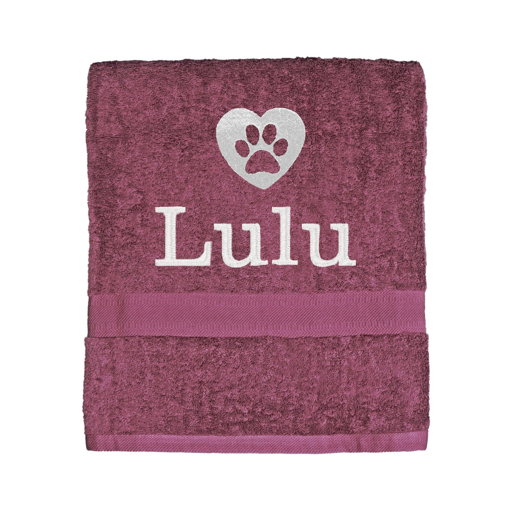 Personalised Dog Drying Towel