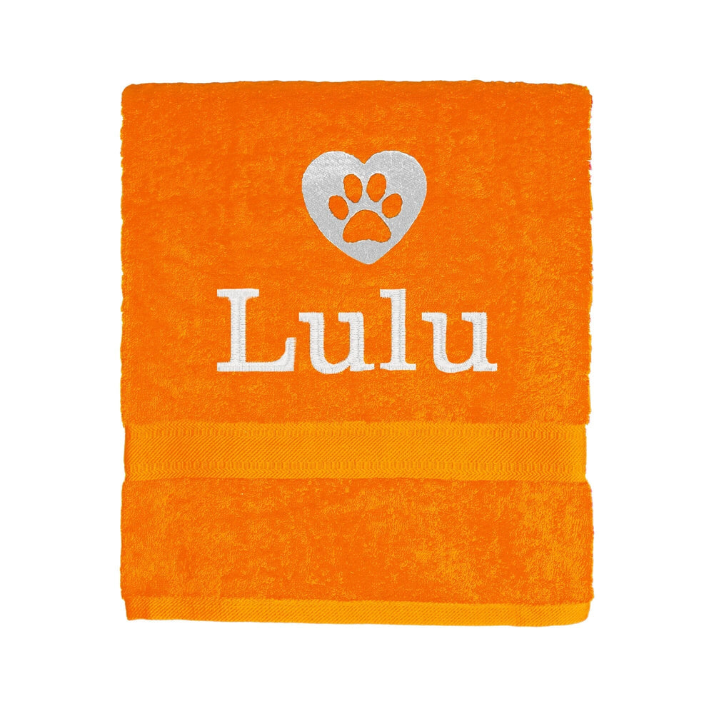 Personalised Dog Drying Towel