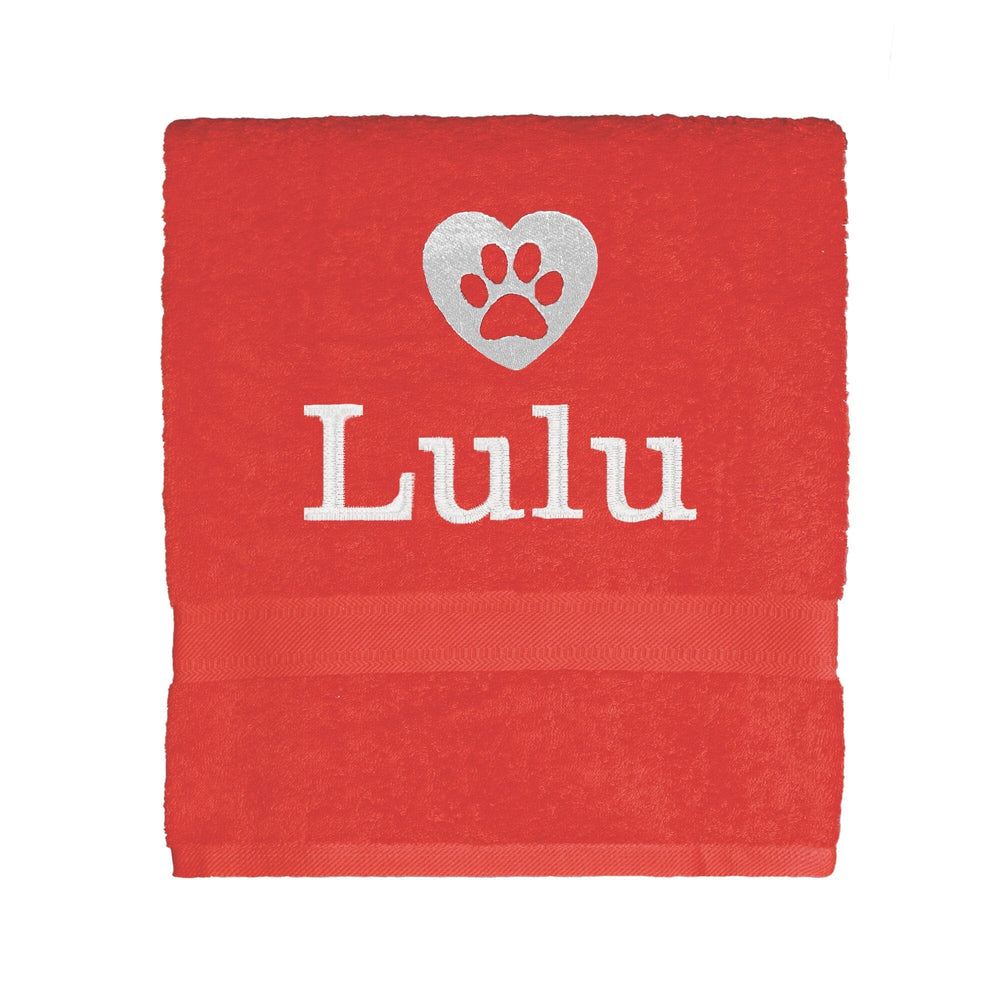 Personalised Dog Drying Towel