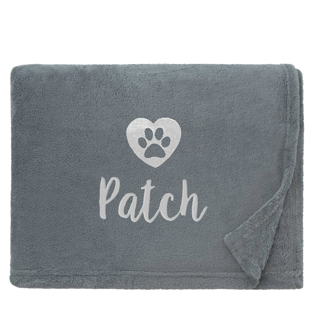 Personalised Dog Throw with Pet Logo