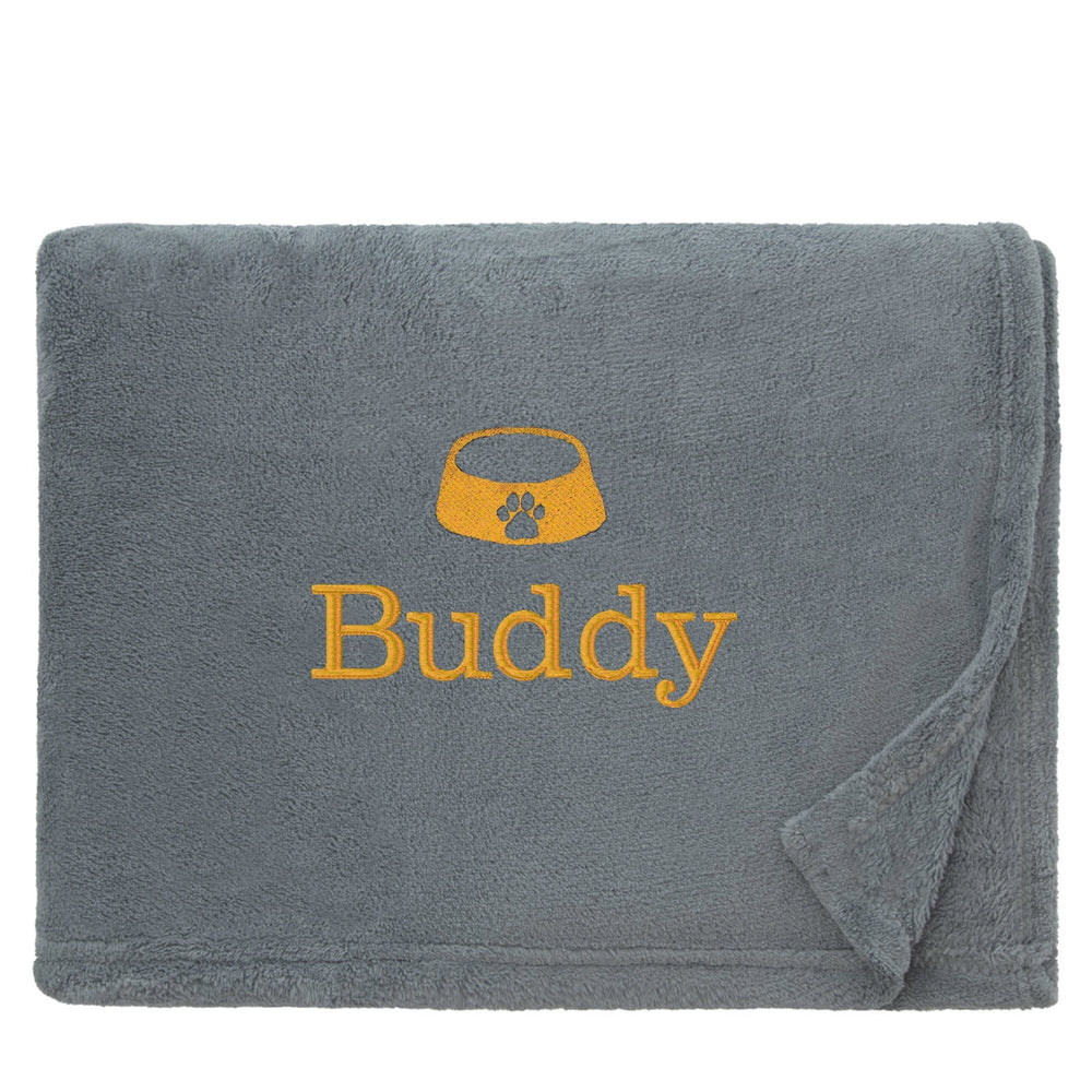 Personalised Dog Throw with Pet Logo