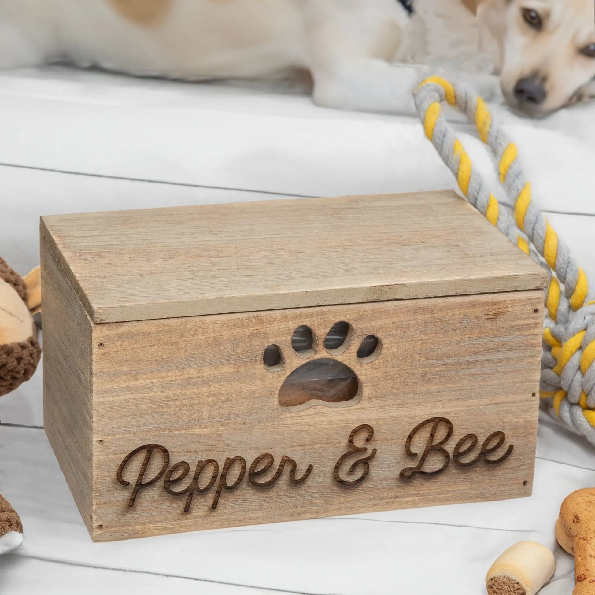 Personalised Dog Treat Box