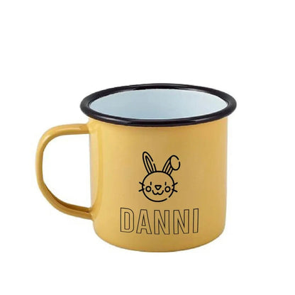 Personalised Easter Enamel Mug   