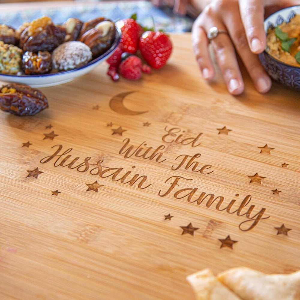Personalised Eid Mubarak Serving Platter