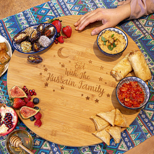 Personalised Eid Mubarak Serving Platter