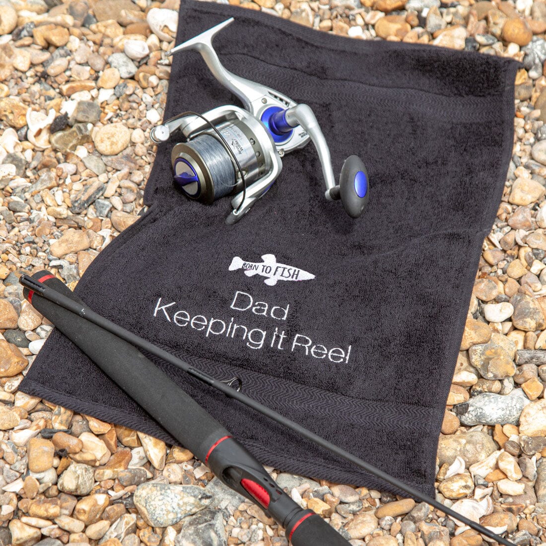 personalised novelty fishing towel
