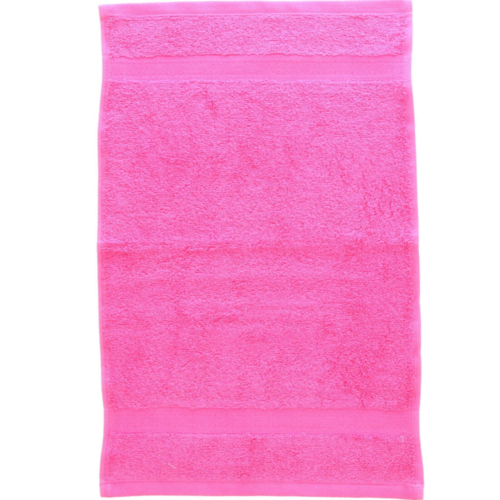 Pink guest towel