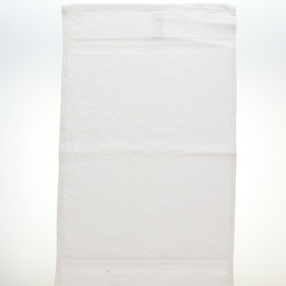 White guest towel