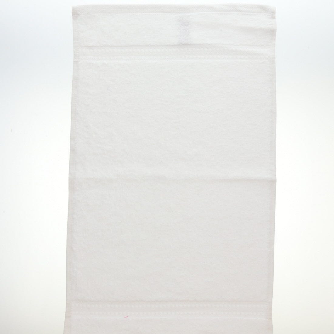 White guest towel