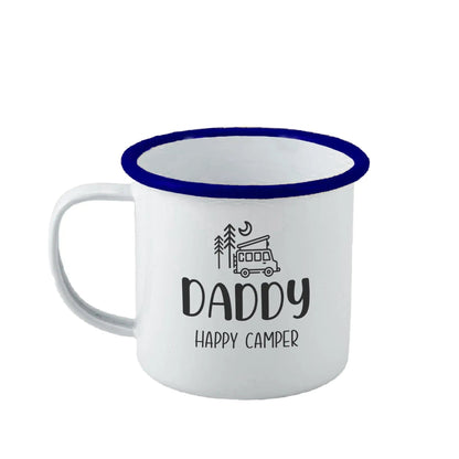 personalised enamel camping mug