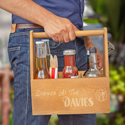 6 Beer Bottle Caddy with Bottle Opener