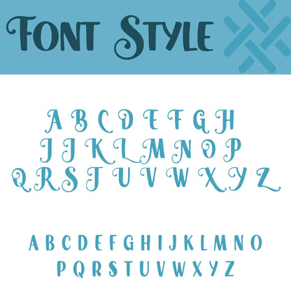 Font syle infographic