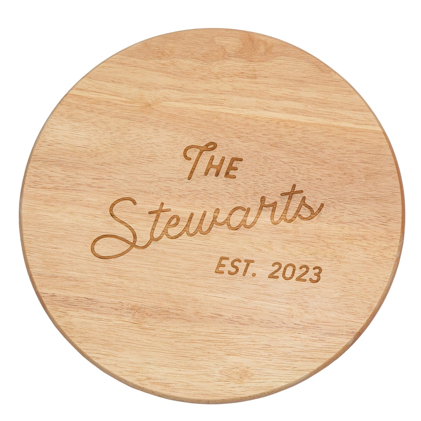 Personalised Heveawood Lazy Susan