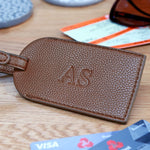 no foil debossed luggage tag