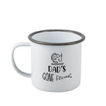 Personalised Fishing Enamel Mug - Duncan Stewart 1978 Enamel-White-with-Grey-Rim Duncan Stewart 1978