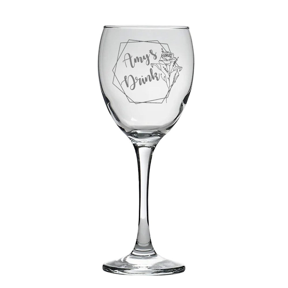 personalised-floral-geometric-shape-wine-glass