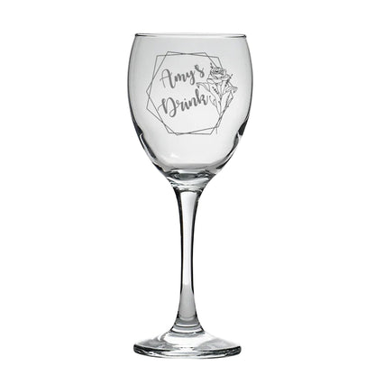 personalised-floral-geometric-shape-wine-glass