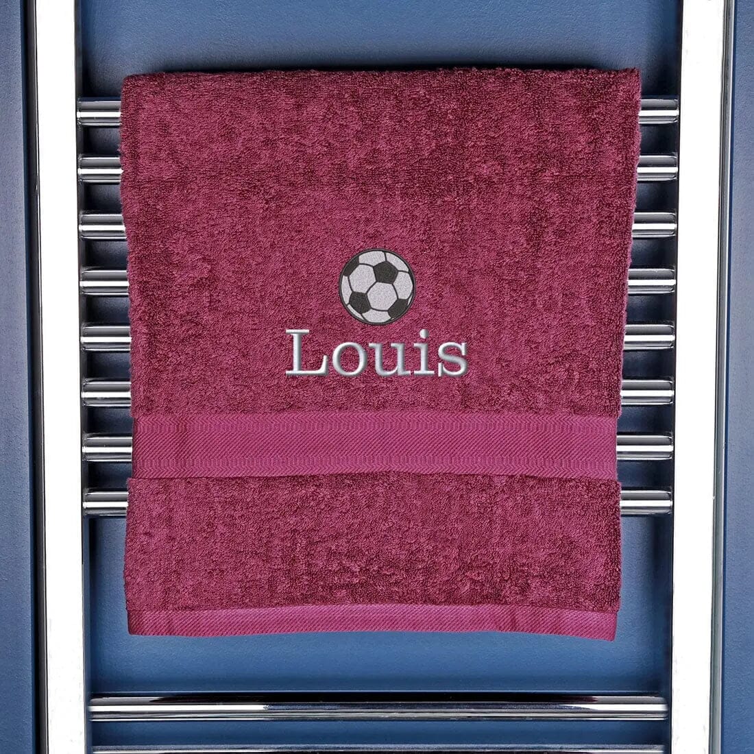Personalised Football Bath Towel