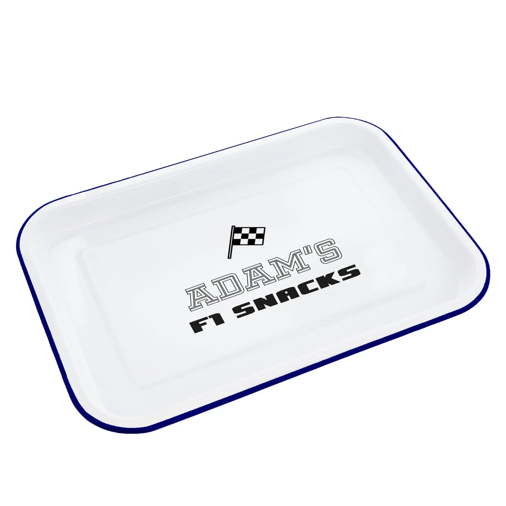 personalised-formula-one-enamel-snack-tray