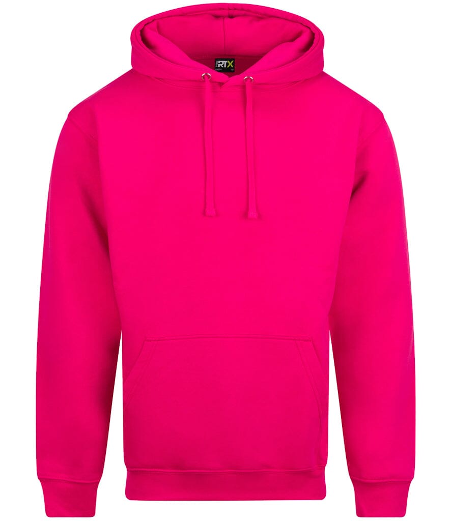 Pink hoodie on a white background