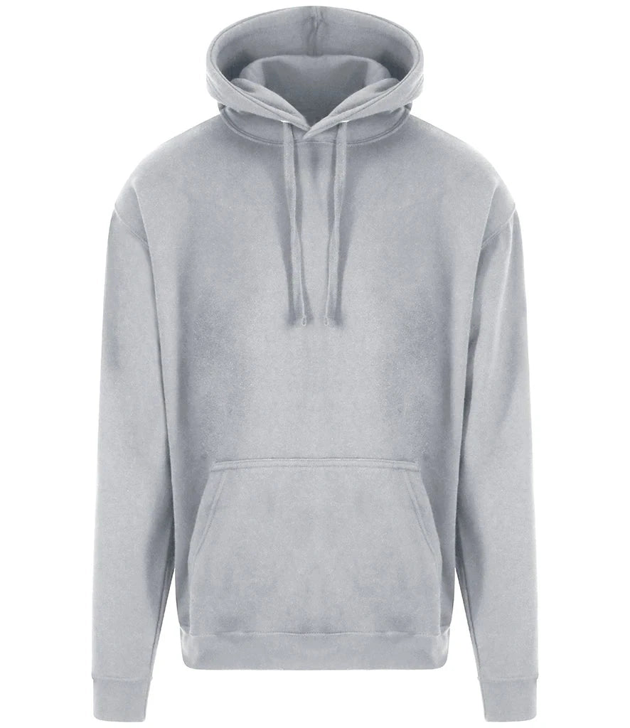 Grey hoodie on a white background