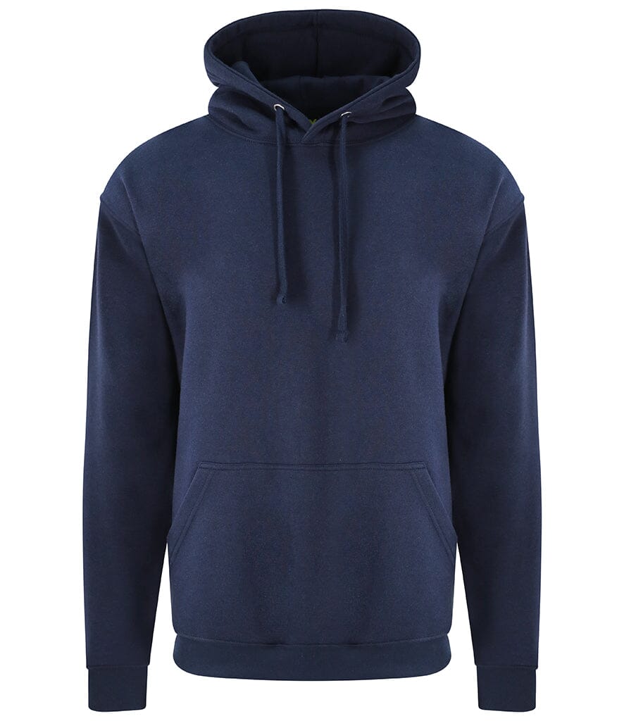 Navy blue hoodie on a white background