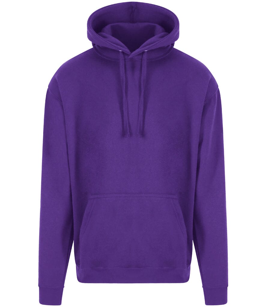 Purple hoodie on a white background