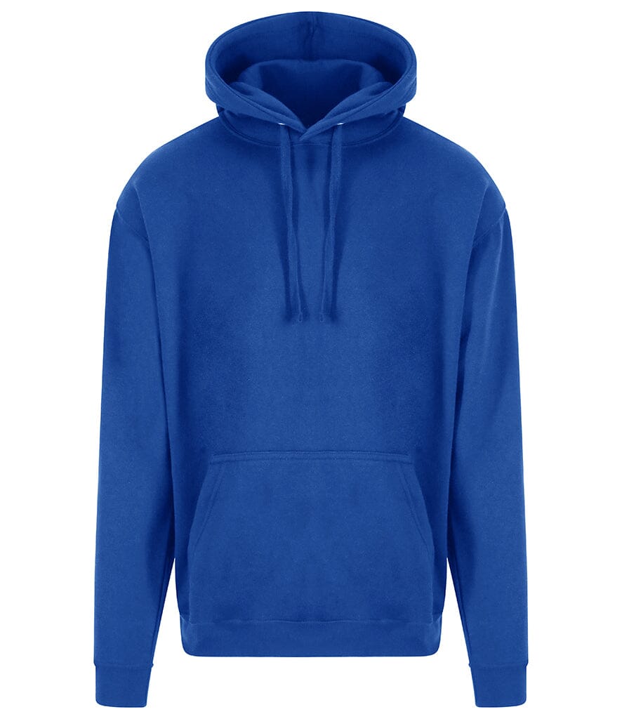 Blue hoodie on a white background