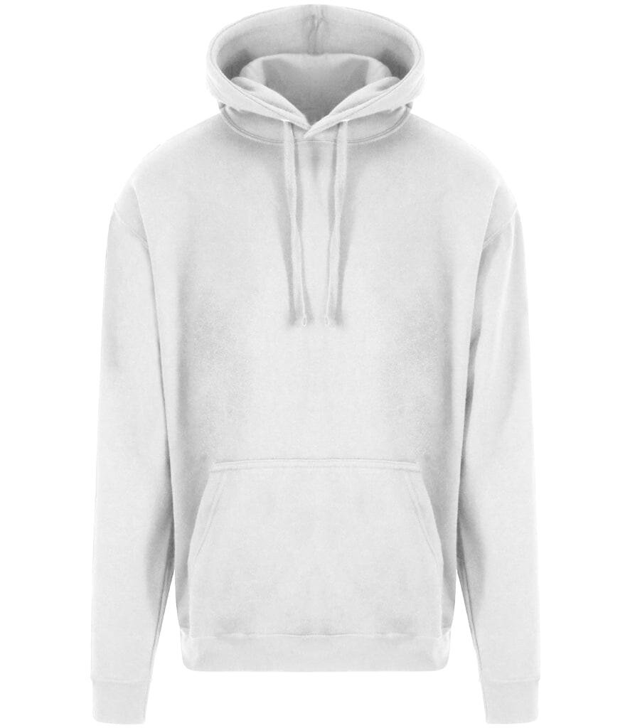 White hoodie on a white background